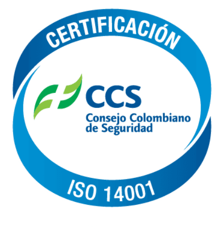 Certificación ISO 14001:2015 — No. GA 330